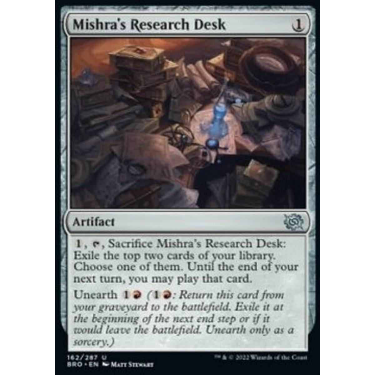 Mishra's Research Desk - Tavolo di Ricerca di Mishra - [BRO] [NM]