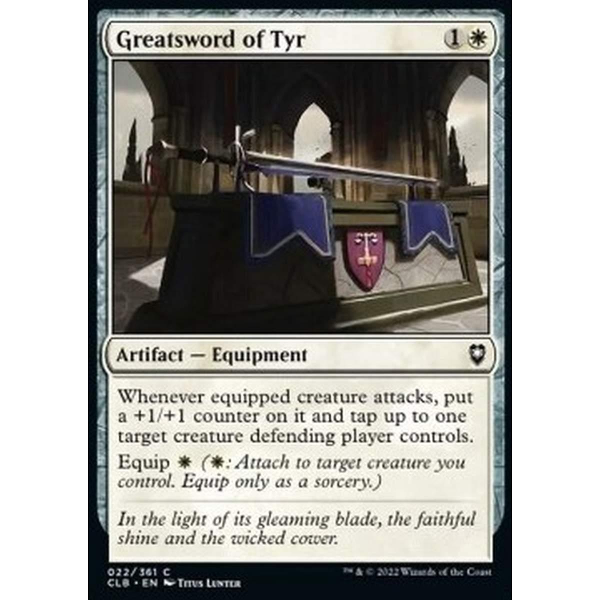 Greatsword of Tyr - Greatsword of Tyr - [CLB] [NM]