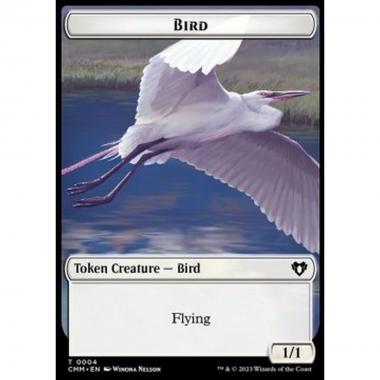 Bird Token (W 1/1) // Dragon Egg Token (R 0/2) - Bird Token (W 1/1) // Dragon Egg Token (R 0/2) - [XCMM] [NM]