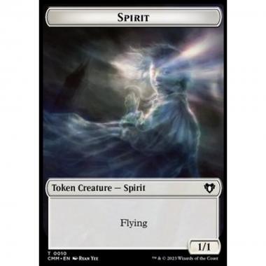 Spirit Token (W 1/1) // Construct Token (A 0/0) - Spirit Token (W 1/1) // Construct Token (A 0/0) - [XCMM] [NM]