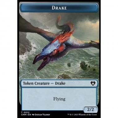 Drake Token (U 2/2) // Elemental Token (R 3/1 Trample, haste) - Drake Token (U 2/2) // Elemental Token (R 3/1 Trample, haste) - [XCMM] [NM]