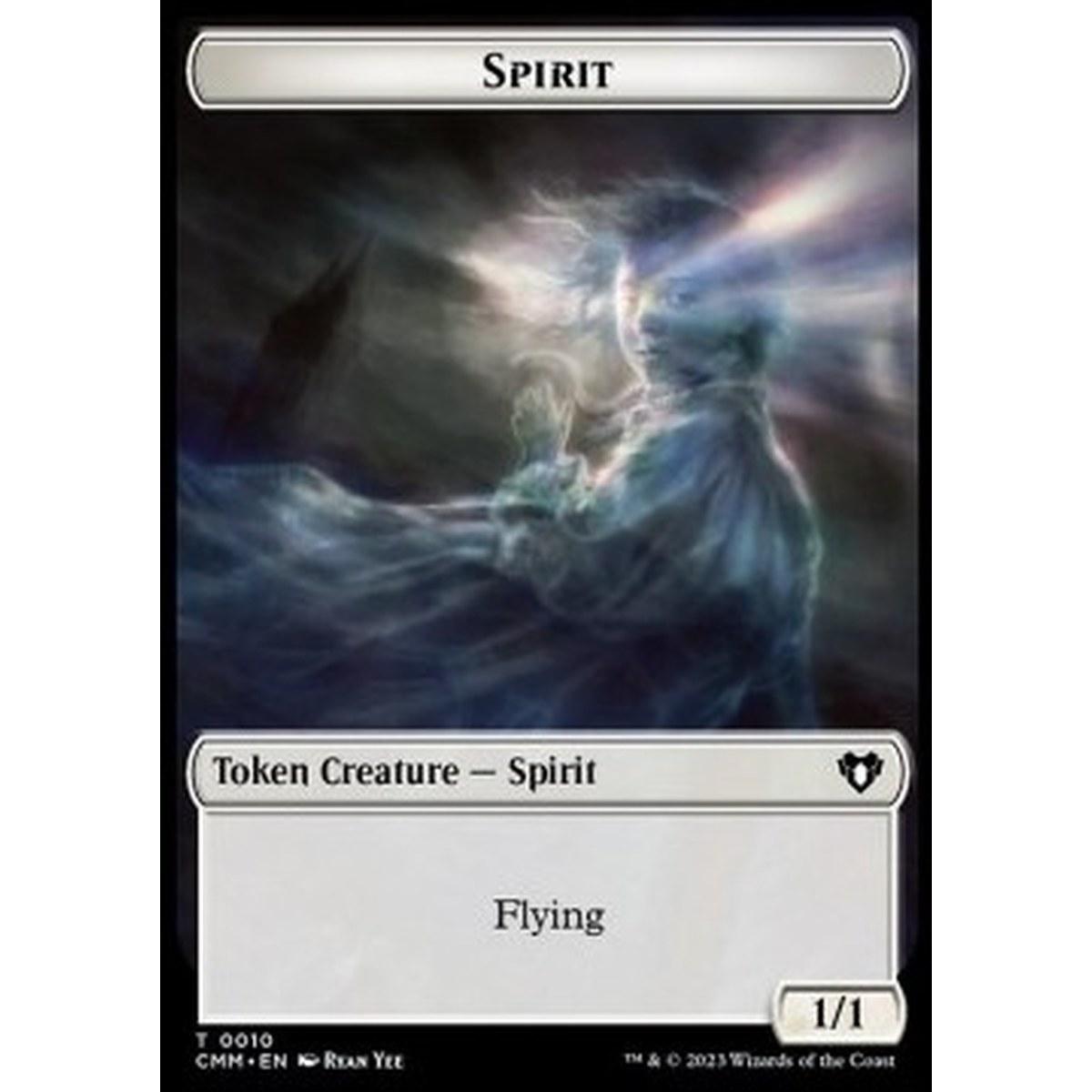 Spirit Token (W 1/1) // Bird Illusion Token (U 1/1) - Spirit Token (W 1/1) // Bird Illusion Token (U 1/1) - [XCMM] [NM]