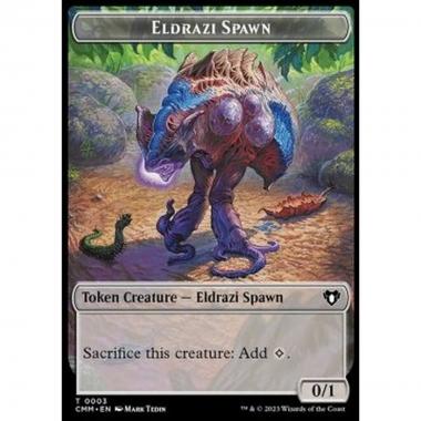 Eldrazi Spawn Token (C 0/1) // Knight Token (W 2/2 Vigilance) - Eldrazi Spawn Token (C 0/1) // Knight Token (W 2/2 Vigilance) - [XCMM] [NM]