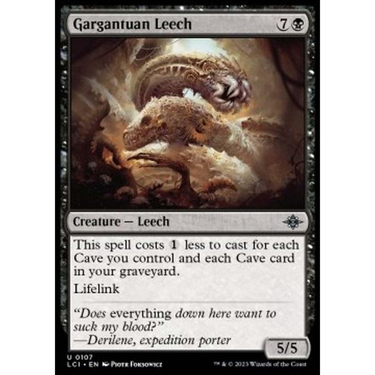 Gargantuan Leech - Gargantuan Leech - [LCI] [NM] [Foil]