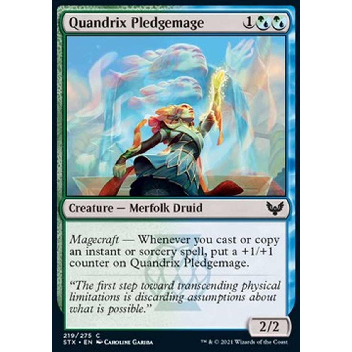 Quandrix Pledgemage - Maga Iniziata di Quandrix - [STX] [NM]