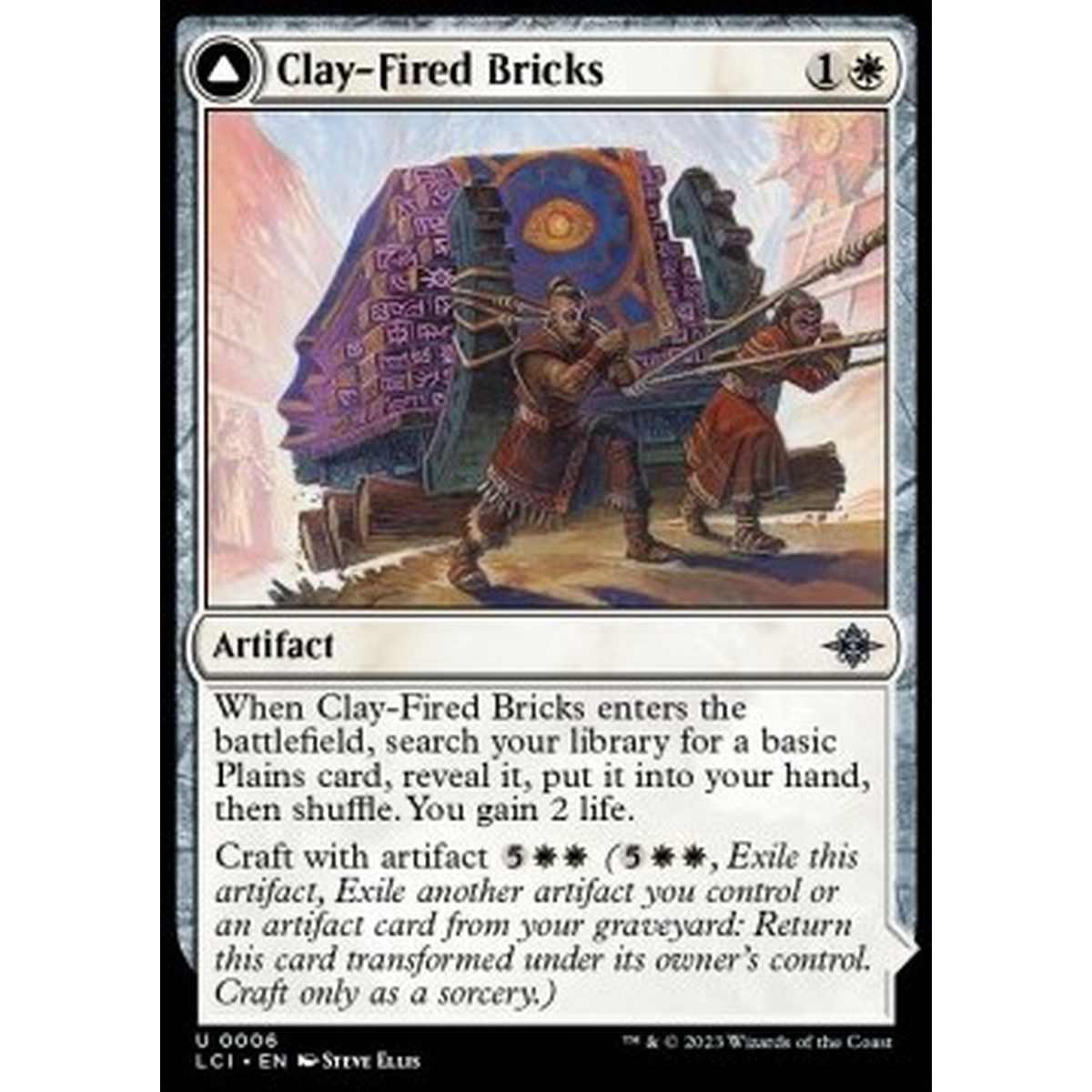 Clay-Fired Bricks // Cosmium Kiln - Clay-Fired Bricks // Cosmium Kiln - [LCI] [NM] [Foil]