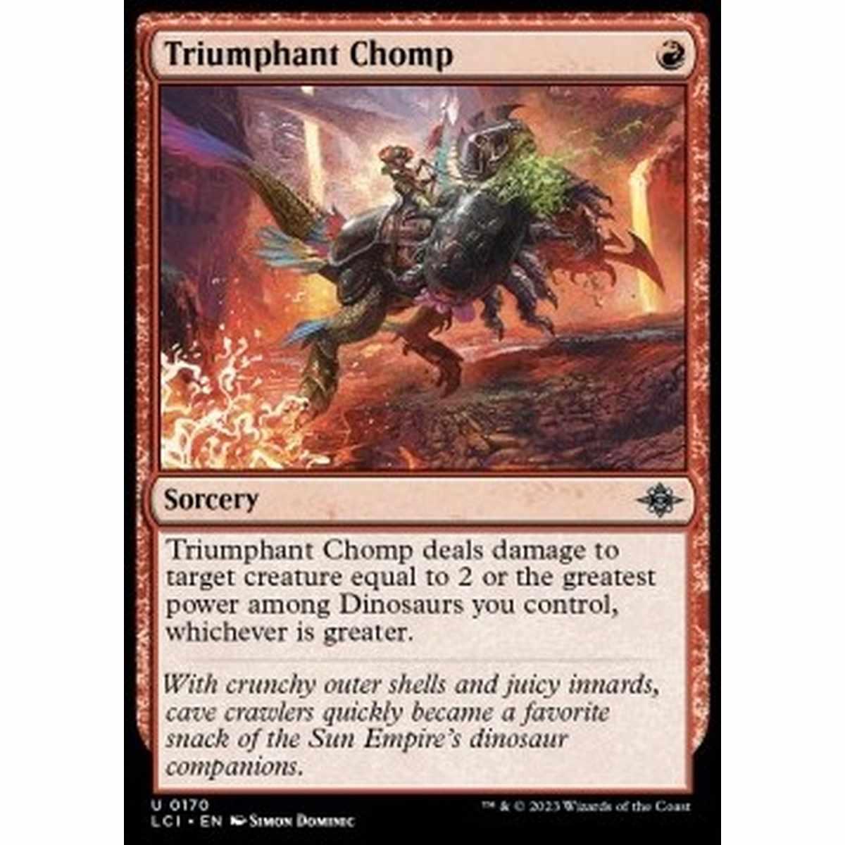 Triumphant Chomp - Triumphant Chomp - [LCI] [NM] [Foil]