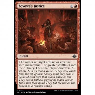 Zoyowa's Justice - Zoyowa's Justice - [LCI] [NM] [Foil]