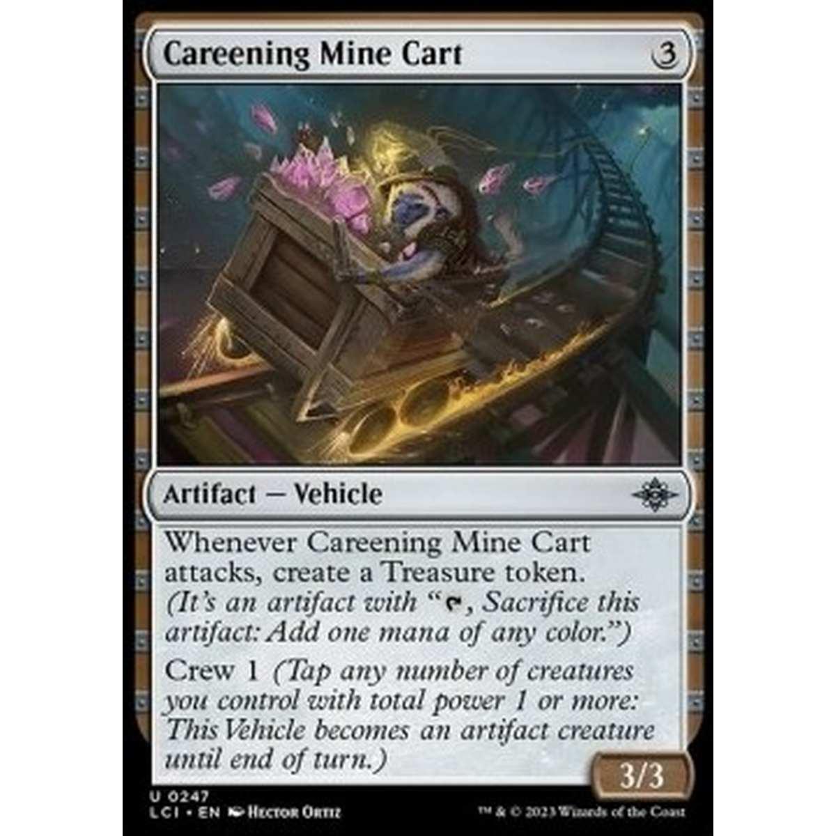 Careening Mine Cart - Careening Mine Cart - [LCI] [NM] [Foil]