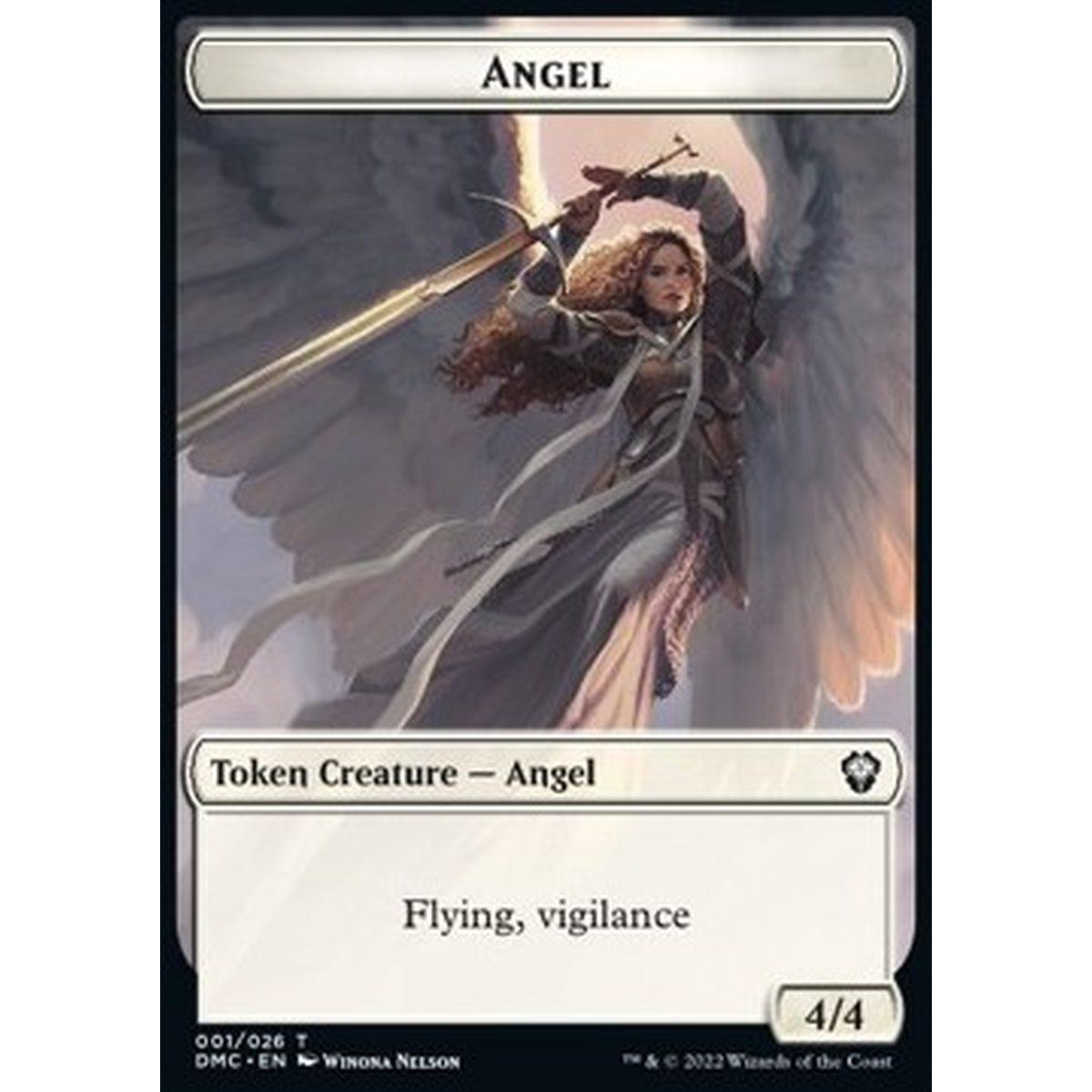 Angel Token (W 4/4 Vigilance) // Kavu Token (Gold 3/3) - Angel Token (W 4/4 Vigilance) // Kavu Token (Gold 3/3) - [XDMC] [NM]