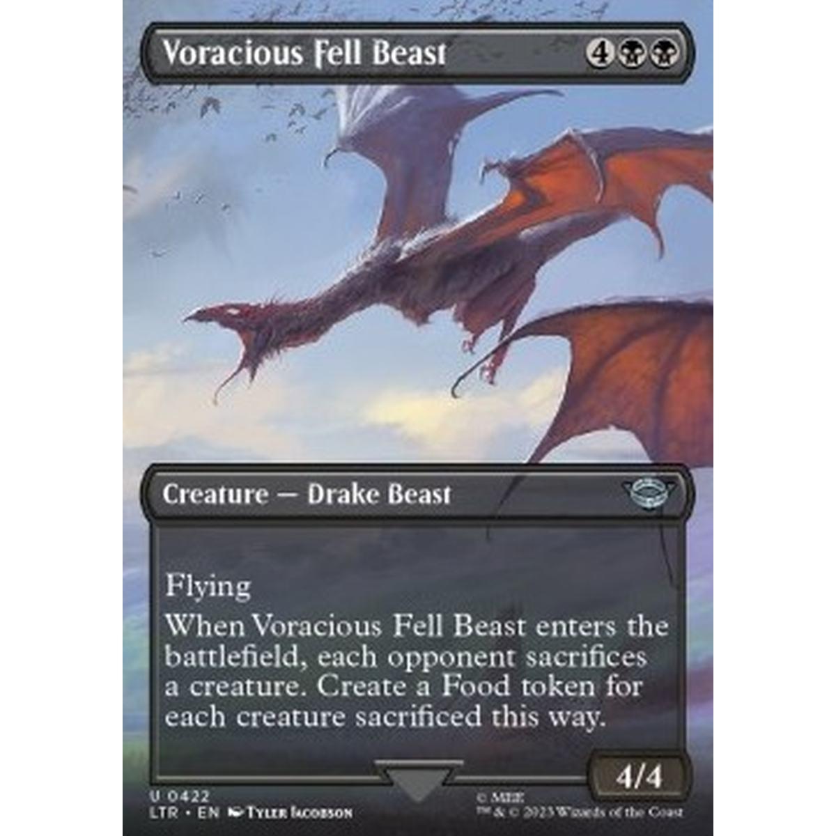 Voracious Fell Beast - Orrida Bestia Vorace - [XLTR] [NM] [Foil]