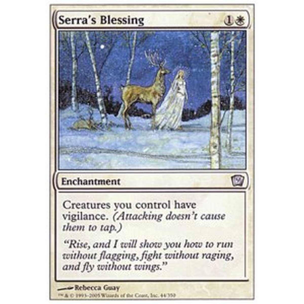 Serra's Blessing - Serra's Blessing - [9ED] [EX]