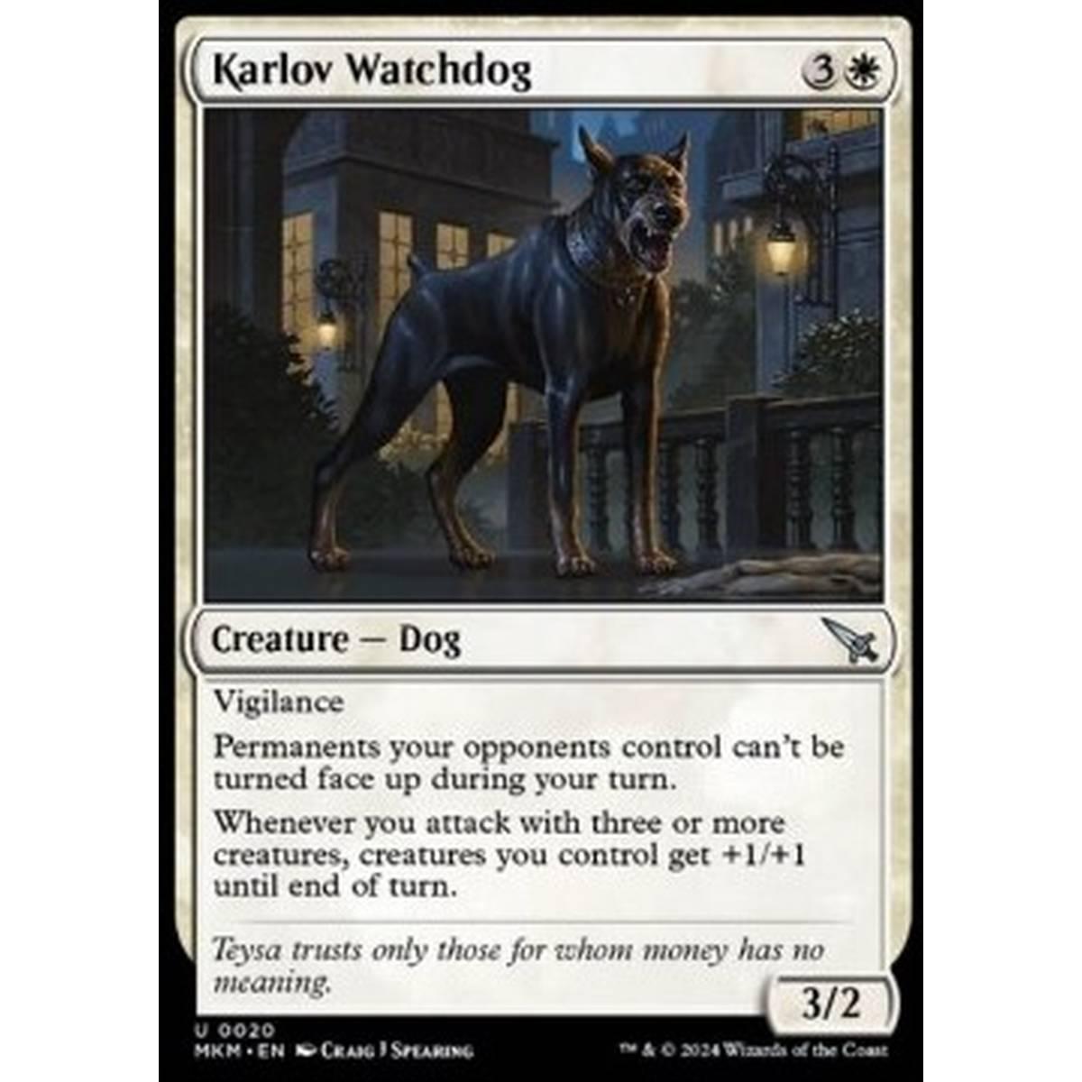 Karlov Watchdog - Karlov Watchdog - [MKM] [NM] [Foil]