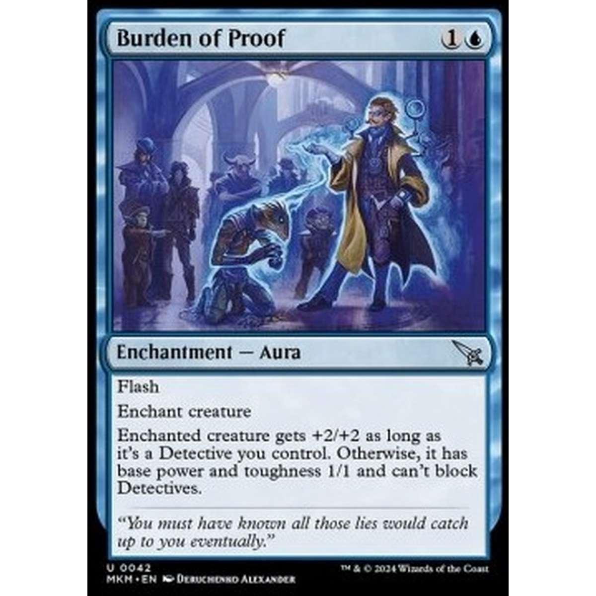 Burden of Proof - Burden of Proof - [MKM] [NM] [Foil]