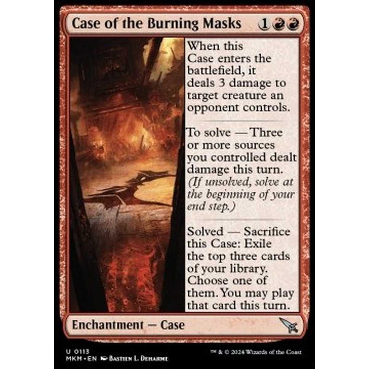 Case of the Burning Masks - Case of the Burning Masks - [MKM] [NM] [Foil]