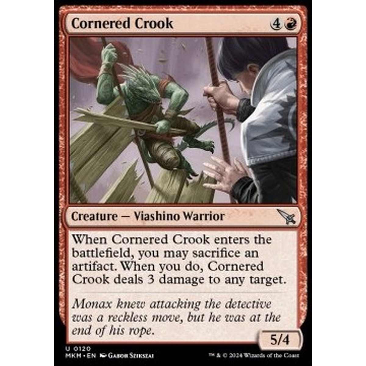 Cornered Crook - Cornered Crook - [MKM] [NM] [Foil]