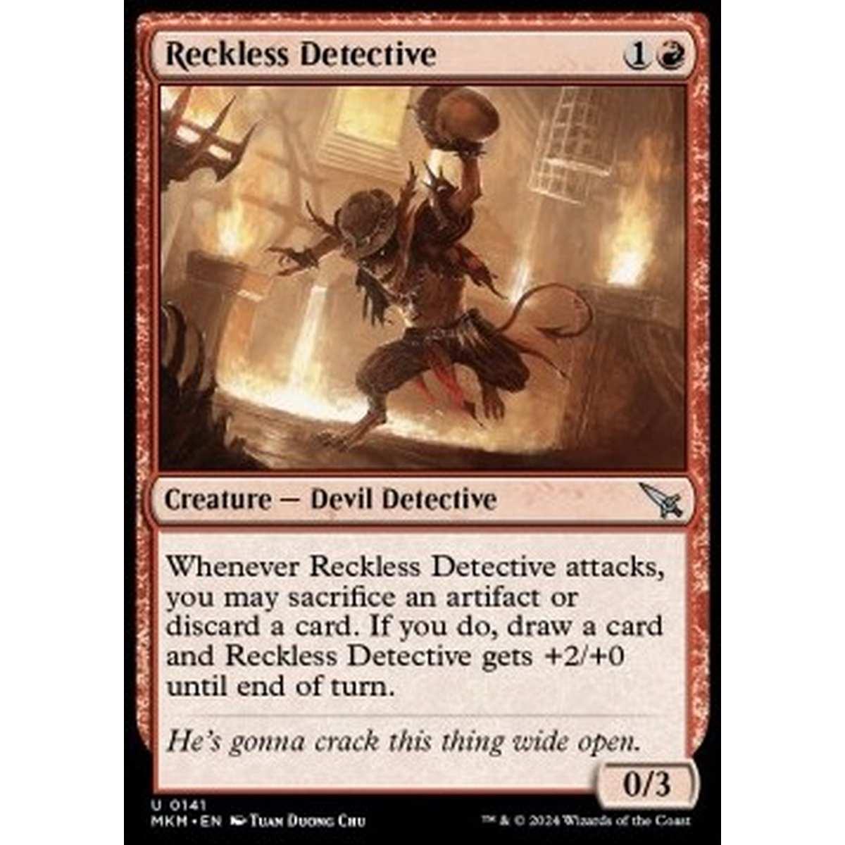 Reckless Detective - Reckless Detective - [MKM] [NM] [Foil]