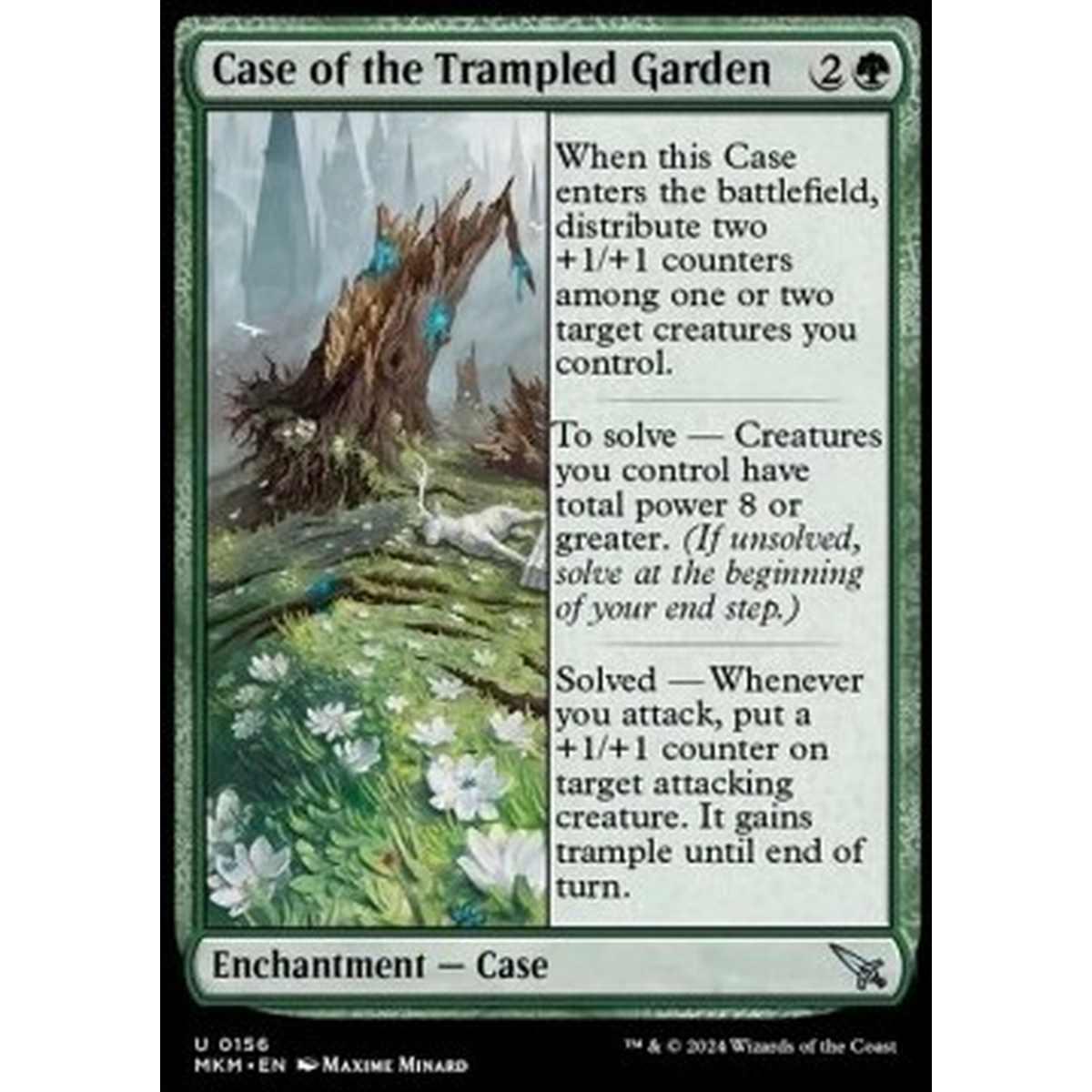 Case of the Trampled Garden - Case of the Trampled Garden - [MKM] [NM] [Foil]