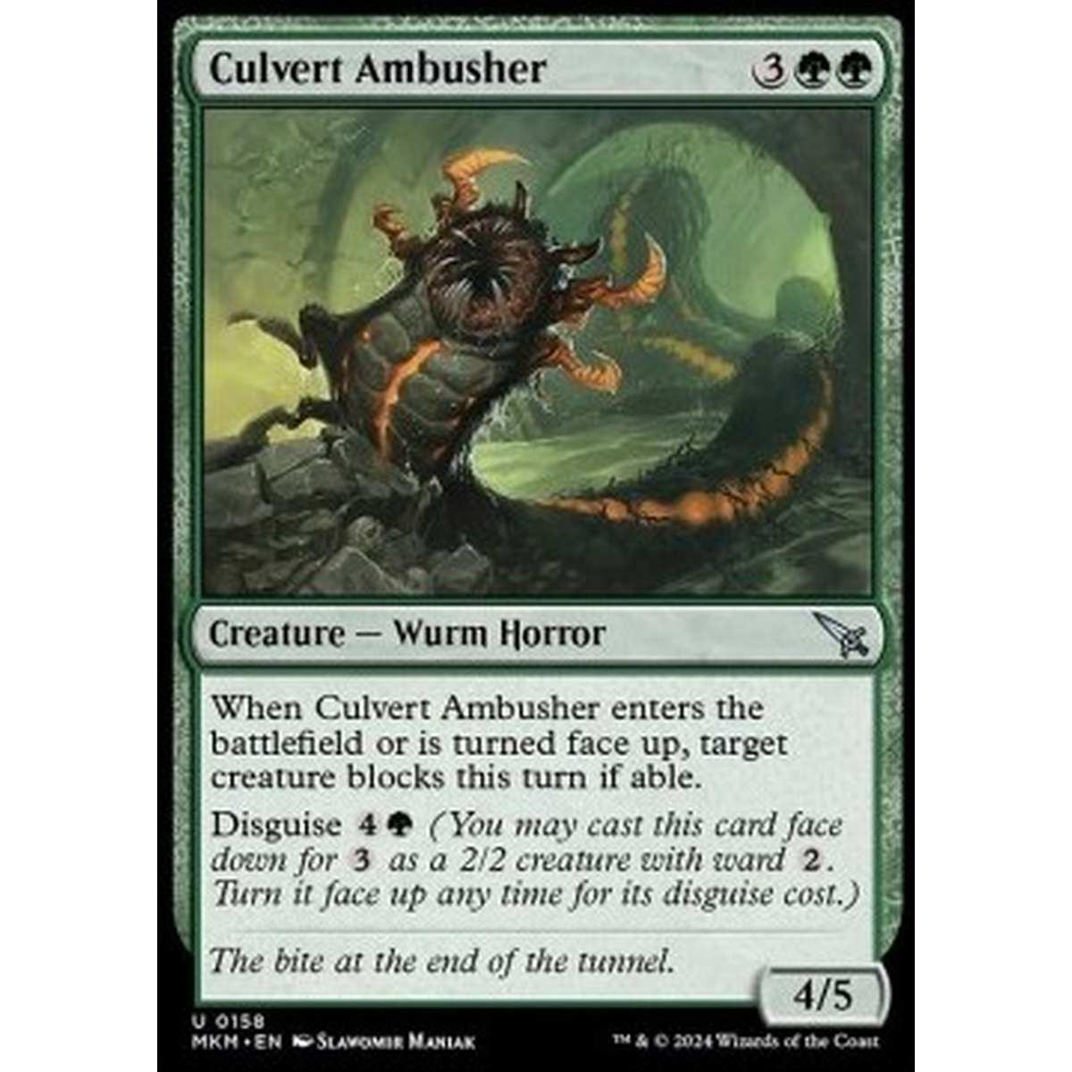 Culvert Ambusher - Culvert Ambusher - [MKM] [NM] [Foil]