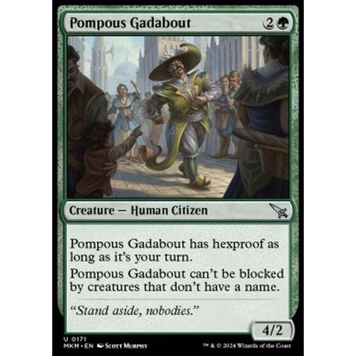 Pompous Gadabout - Pompous Gadabout - [MKM] [NM] [Foil]