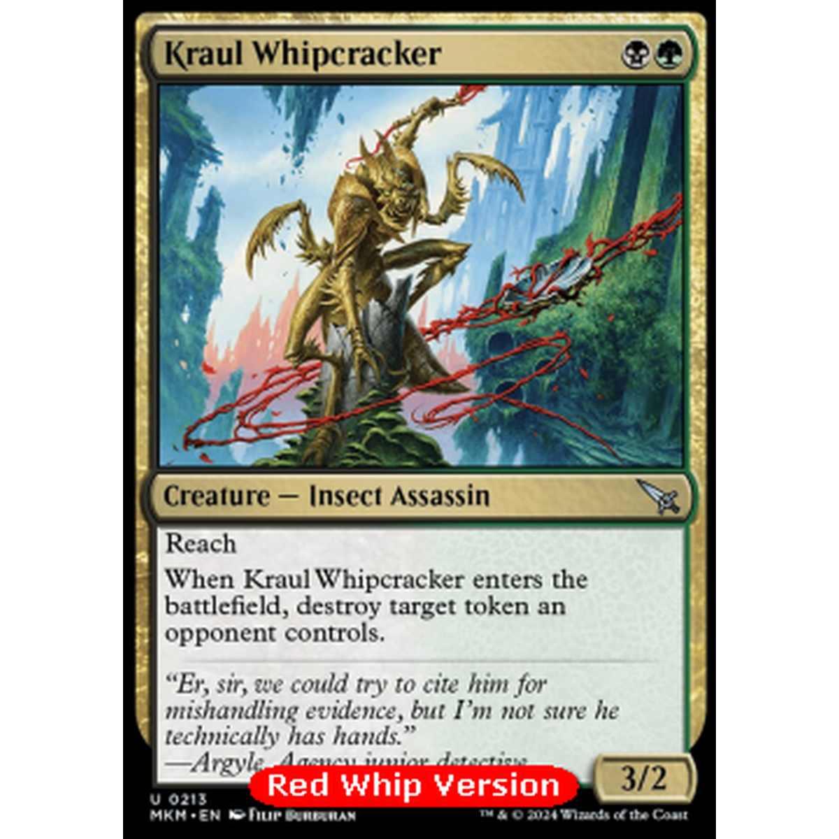 Kraul Whipcracker (V.1) - Kraul Whipcracker (V.1) - [MKM] [NM] [Foil]