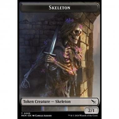 Skeleton Token (Black 2/1) - Skeleton Token (Black 2/1) - [TMKM] [NM]