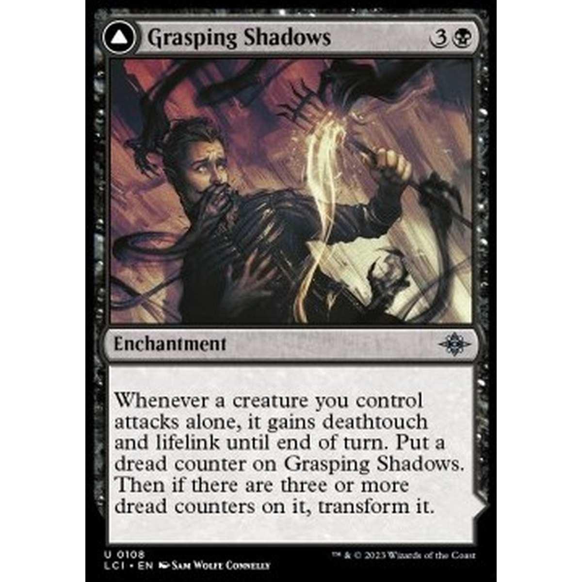 Grasping Shadows // Shadows' Lair - Grasping Shadows // Shadows' Lair - [LCI] [NM] [Foil]