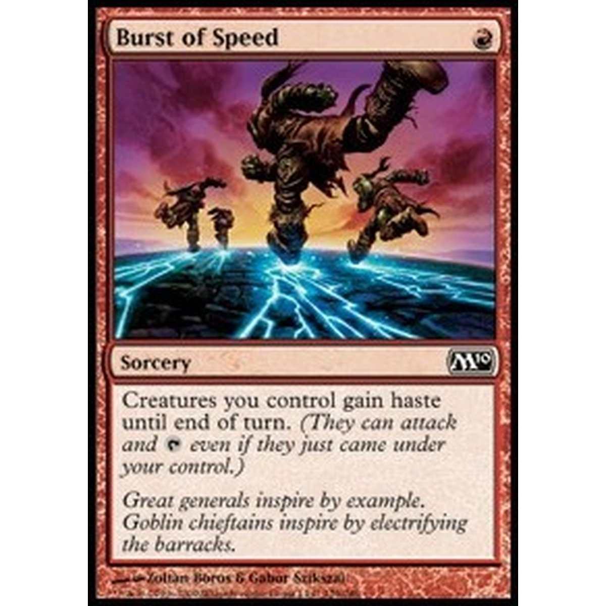 Burst of Speed - Burst of Speed - [M10] [NM]