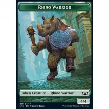 Rhino Warrior Token (Green 4/4) - Rhino Warrior Token (Green 4/4) - [XSNC] [NM]