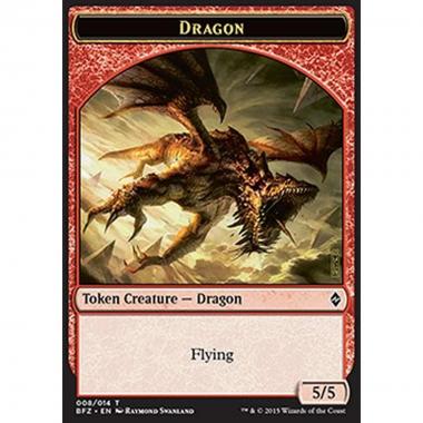 Dragon Token (Red 5/5) - Dragon Token (Red 5/5) - [BFZ] [NM]