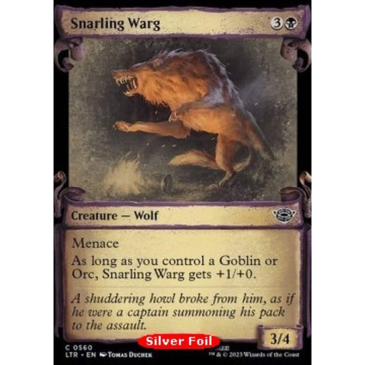 Snarling Warg (V.2) - Snarling Warg (V.2) - [LTRH] [NM] [Foil]