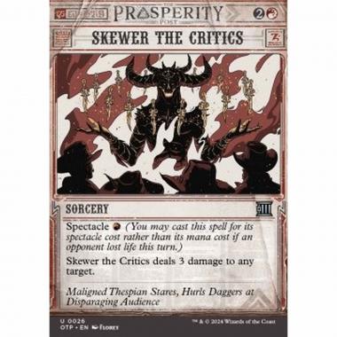 Skewer the Critics - Skewer the Critics - [OTP] [NM]