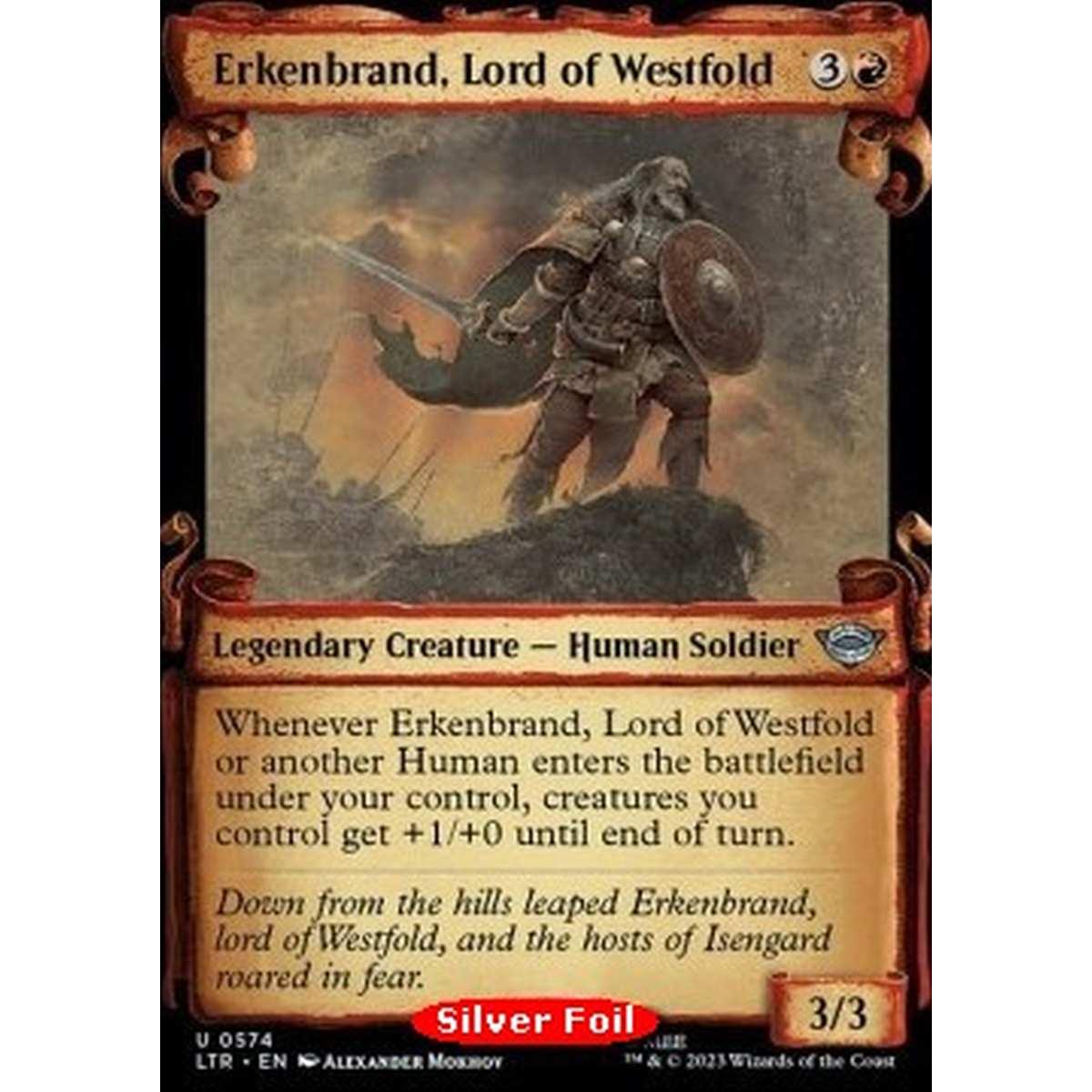 Erkenbrand, Lord of Westfold (V.2) - Erkenbrand, Lord of Westfold (V.2) - [LTRH] [NM] [Foil]
