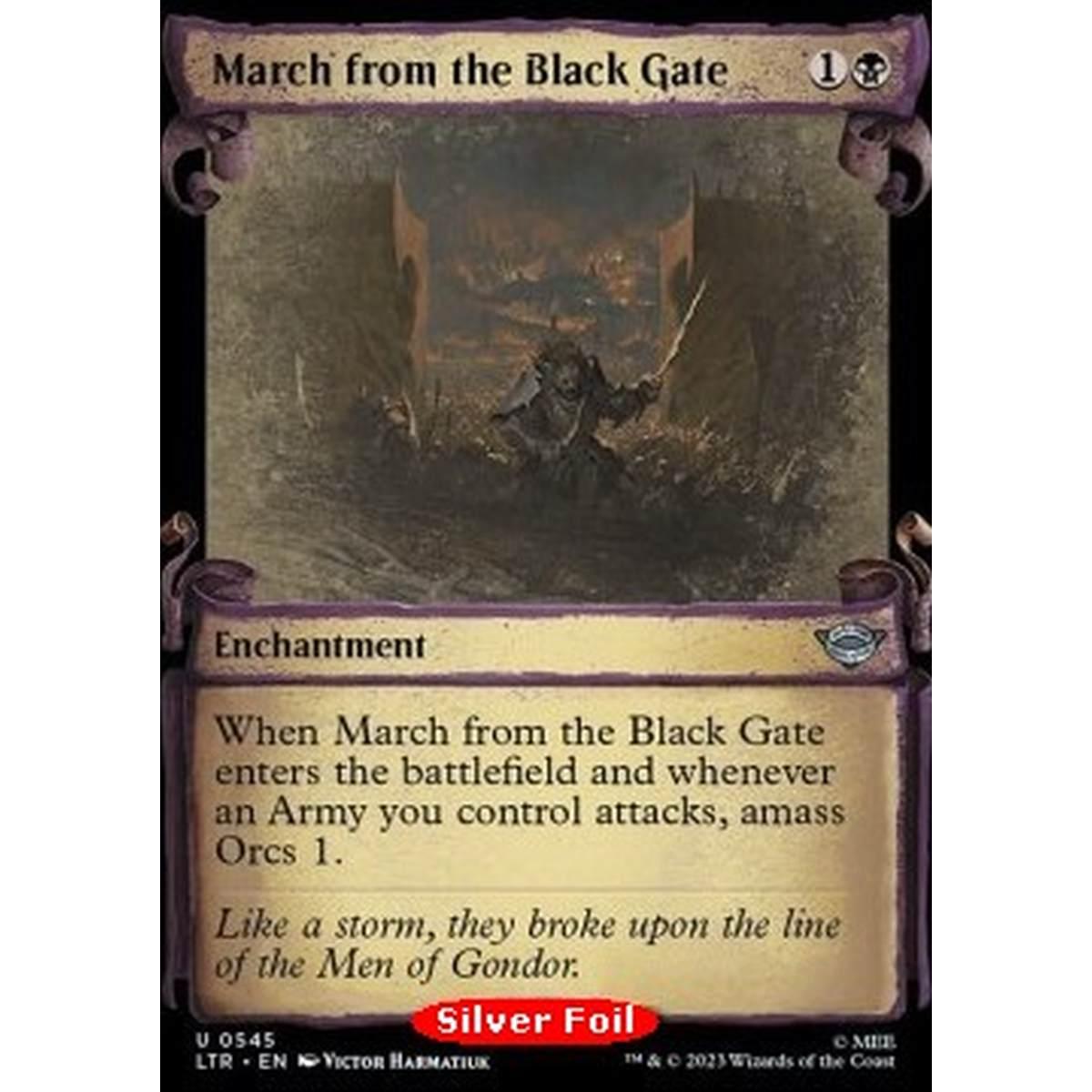 March from the Black Gate (V.2) - March from the Black Gate (V.2) - [LTRH] [NM] [Foil]
