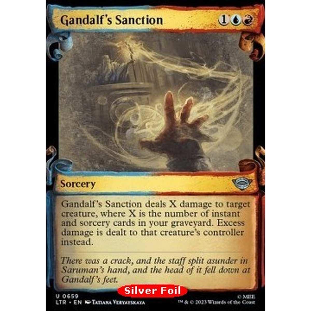 Gandalf's Sanction (V.2) - Gandalf's Sanction (V.2) - [LTRH] [NM] [Foil]