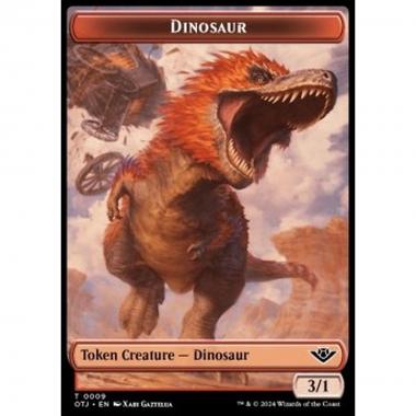 Dinosaur Token (Red 3/1) - Dinosaur Token (Red 3/1) - [TOTJ] [NM]