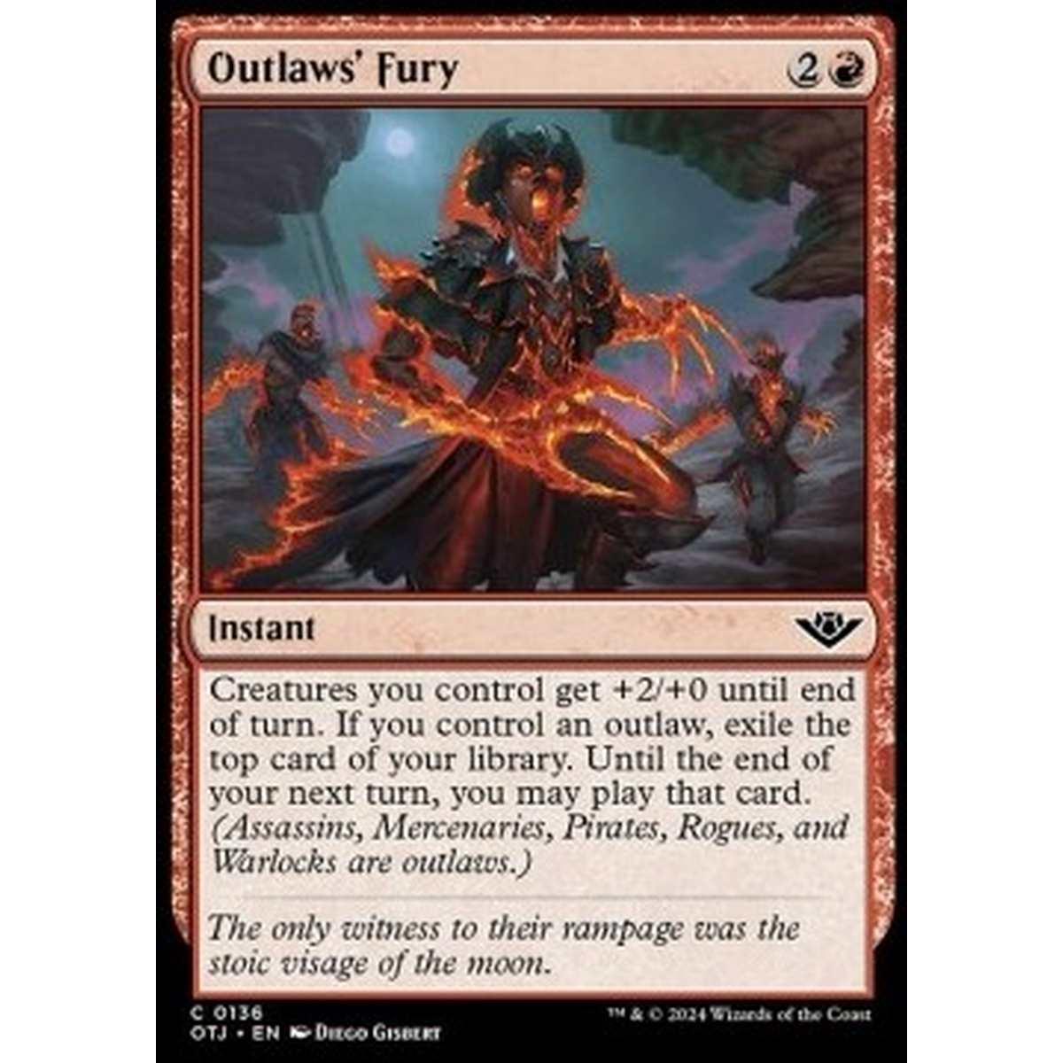 Outlaws' Fury - Outlaws' Fury - [OTJ] [NM] [Foil]