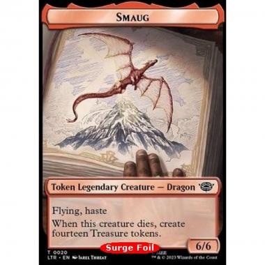Smaug Token (R 6/6) // Food Token (V.1) - Smaug Token (R 6/6) // Food Token (V.1) - [LTRH] [NM] [Foil]