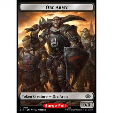 Orc Army Token (B 0/0) // Food Token (V.6) - Orc Army Token (B 0/0) // Food Token (V.6) - [LTRH] [NM] [Foil]