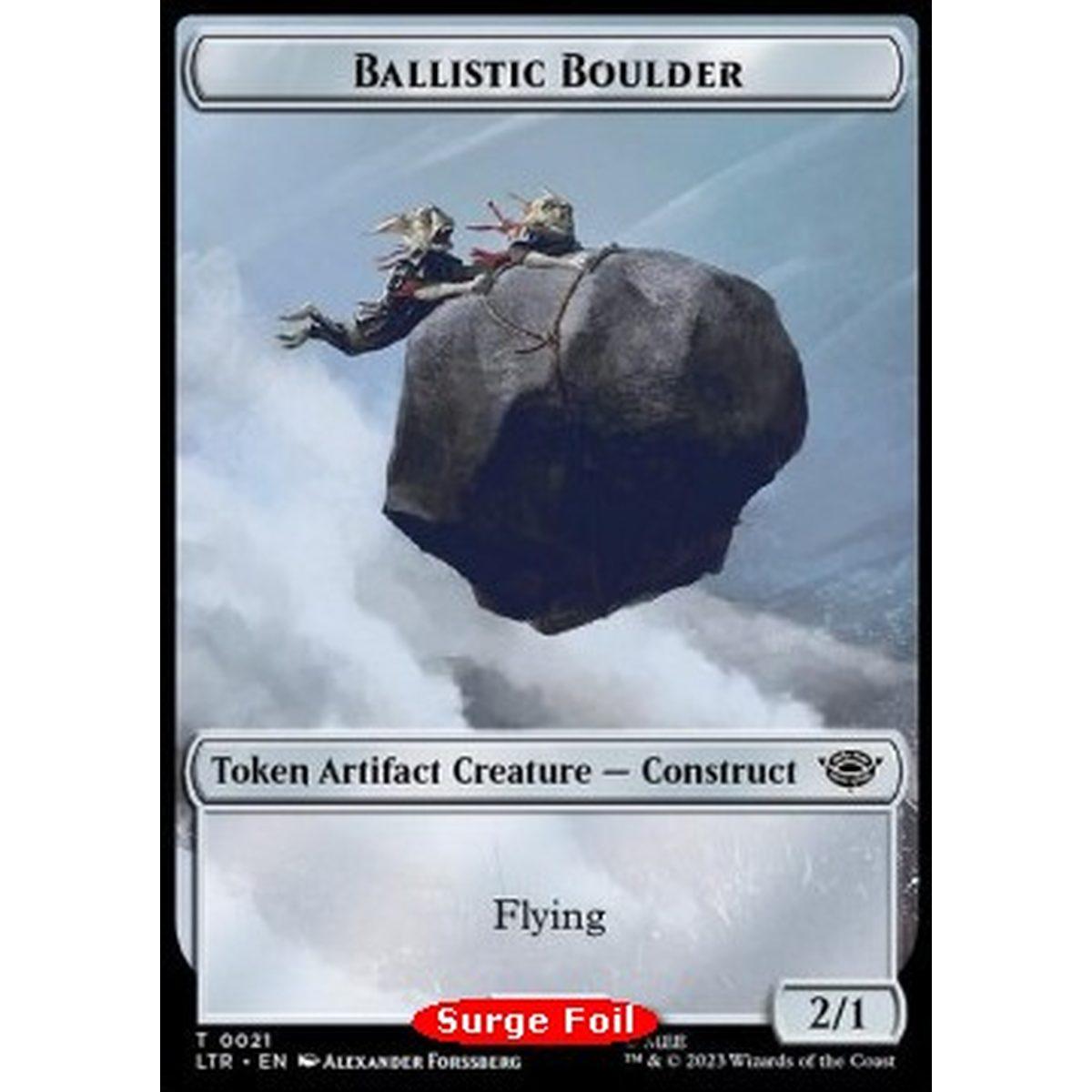 Ballistic Boulder Token (A 2/1) // Food Token (V.3) - Ballistic Boulder Token (A 2/1) // Food Token (V.3) - [LTRH] [NM] [Foil]