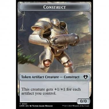 Construct Token (A 0/0) // Elemental Token (R 1/1 Haste) - Construct Token (A 0/0) // Elemental Token (R 1/1 Haste) - [XCMM] [NM] [Foil]