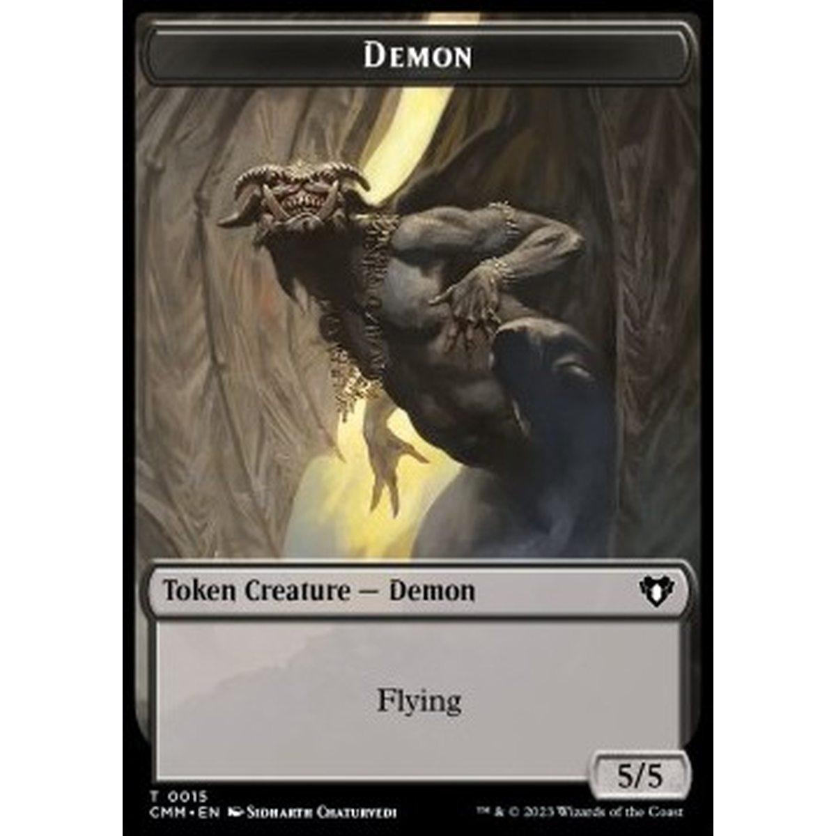 Demon Token (B 5/5) // Treasure Token - Demon Token (B 5/5) // Treasure Token - [XCMM] [NM] [Foil]