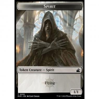 Spirit Token (WB 1/1) // Domri Rade Emblem - Spirit Token (WB 1/1) // Domri Rade Emblem - [TRVR] [NM] [Foil]