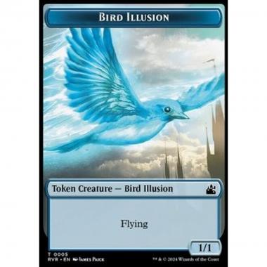 Bird Illusion Token (U 1/1) // Goblin Token (R 1/1) - Bird Illusion Token (U 1/1) // Goblin Token (R 1/1) - [TRVR] [NM] [Foil]