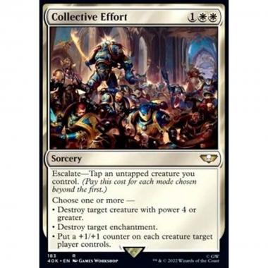 Collective Effort - Sforzo Collettivo - [40K] [NM]