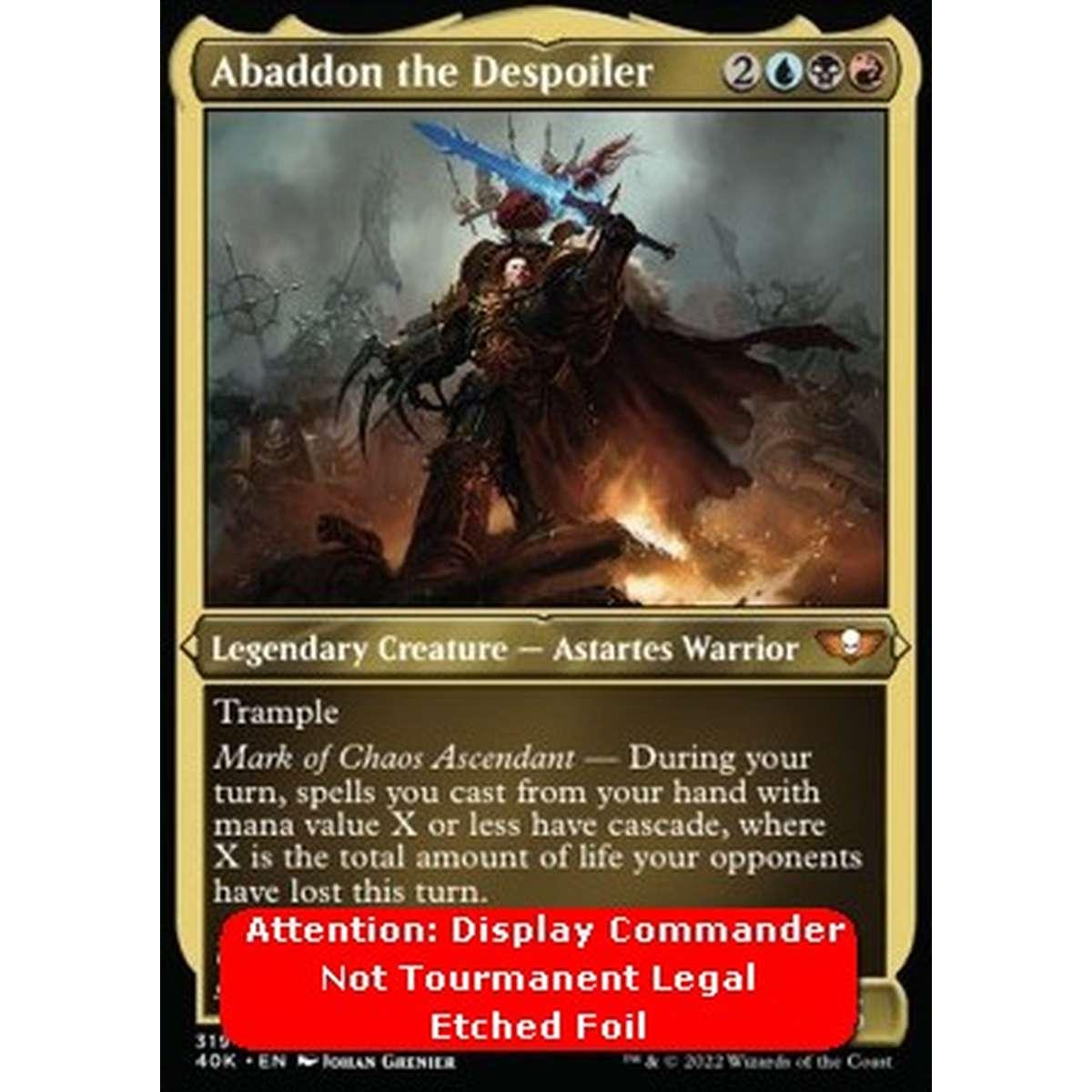 Abaddon the Despoiler (V.4) - Abaddon the Despoiler (V.4) - [40K] [NM] [Foil]