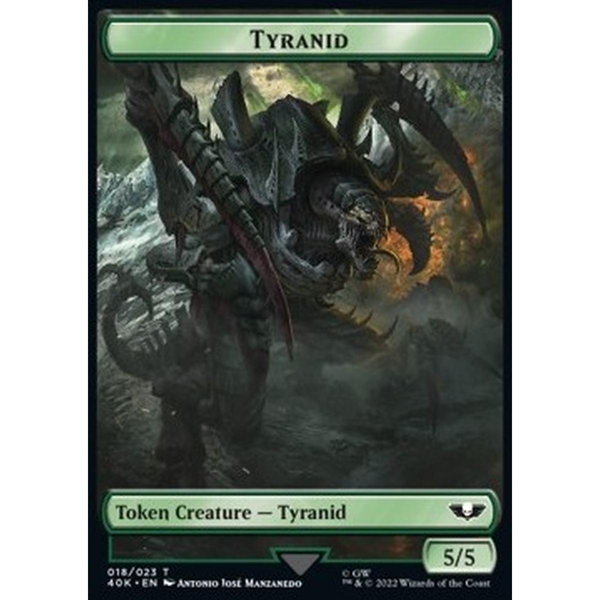Tyranid Token (G 5/5) // Tyranid Token (G 1/1) - Tyranid Token (G 5/5) // Tyranid Token (G 1/1) - [40K] [NM]
