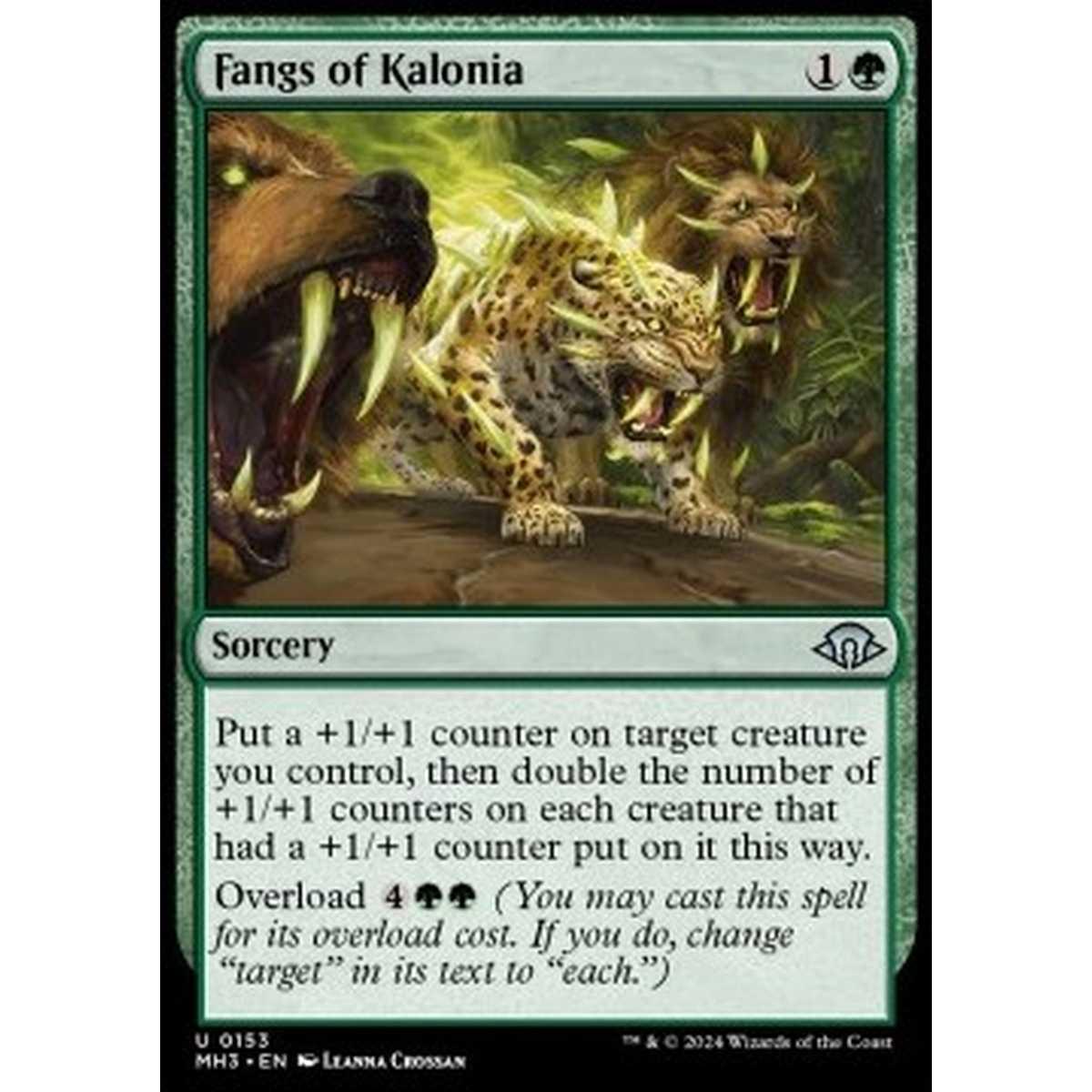 Fangs of Kalonia - Fangs of Kalonia - [MH3] [NM] [Foil]