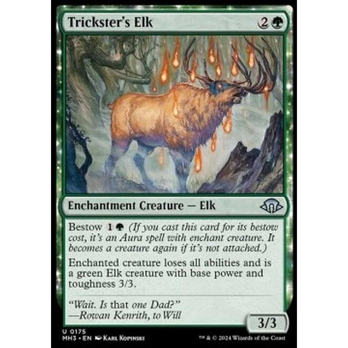 Trickster's Elk - Trickster's Elk - [MH3] [NM] [Foil]