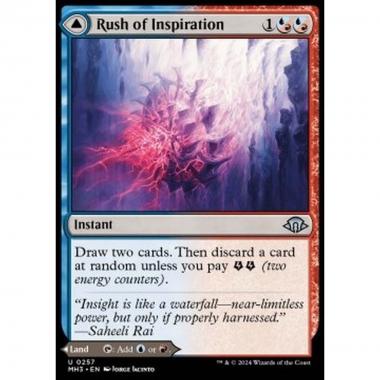 Rush of Inspiration // Crackling Falls - Rush of Inspiration // Crackling Falls - [MH3] [NM] [Foil]